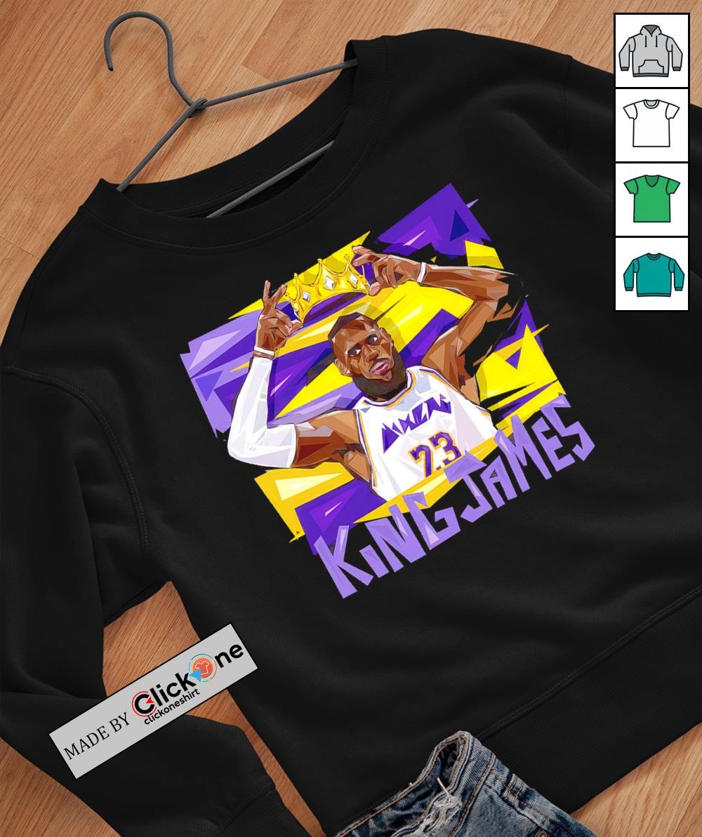lebron james crown shirt
