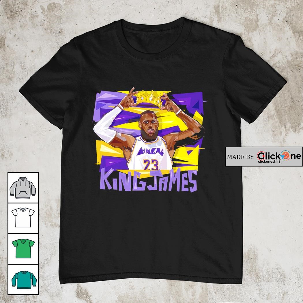 lebron james crown shirt
