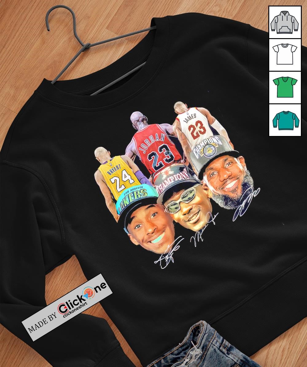 lebron james kobe bryant michael jordan sweatshirt