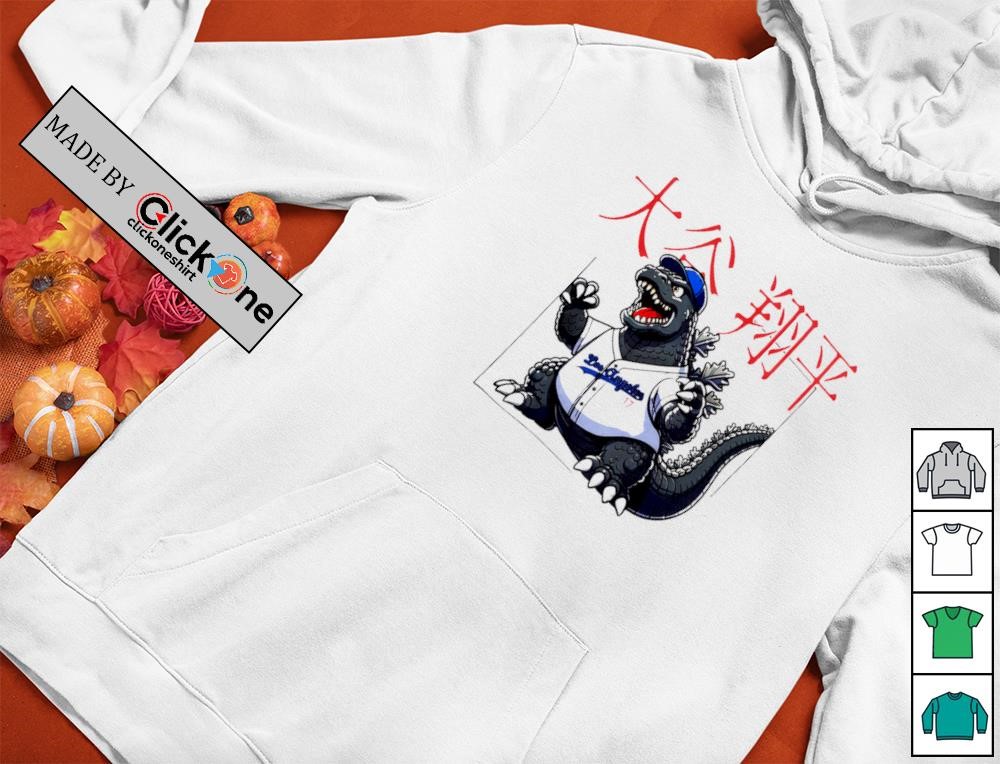 Los Angeles Dodgers Shohei Ohtani 17 Godzilla shirt, hoodie