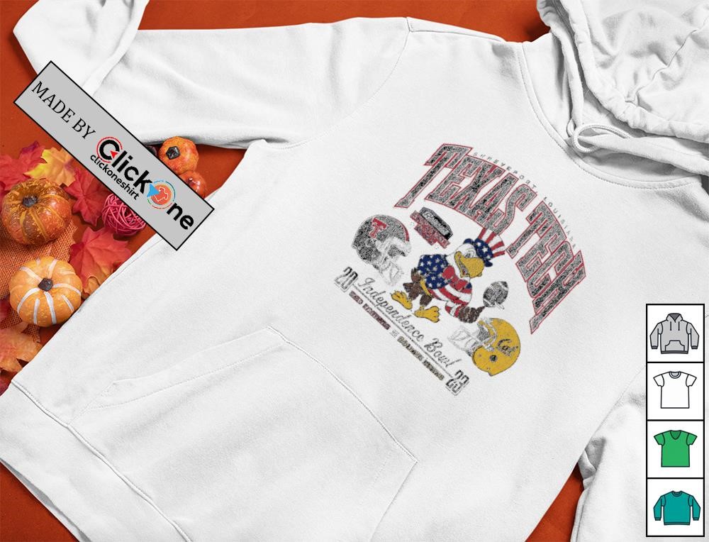Texas Tech Red Raiders vs California Golden Bears 2023 independence bowl retro eagle shirt