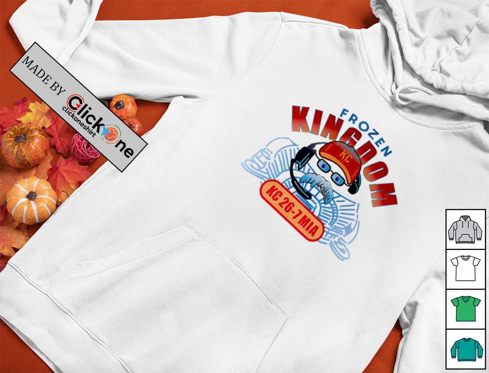 Andy Reid frozen kingdom Kansas City Chiefs 26-7 Miami Dolphins shirt