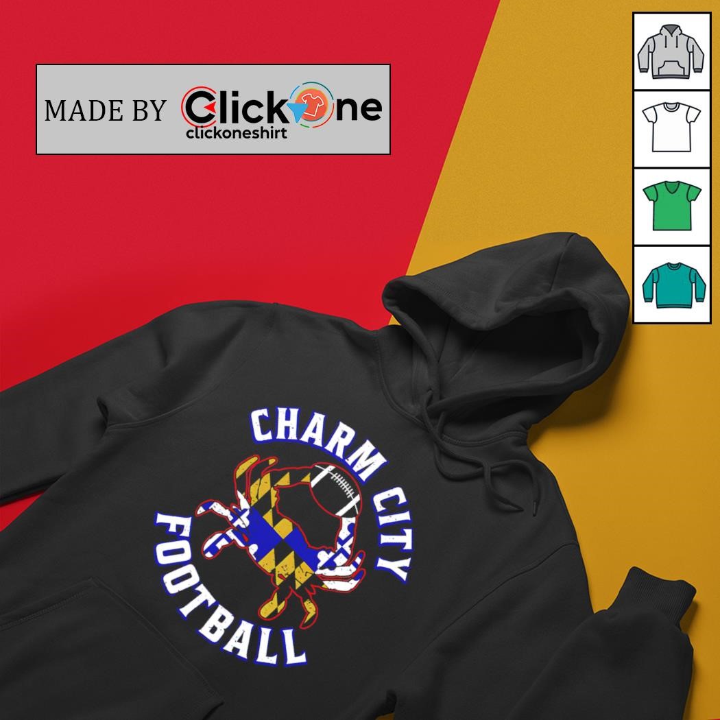 Baltimore Ravens Charm city football logo shirt