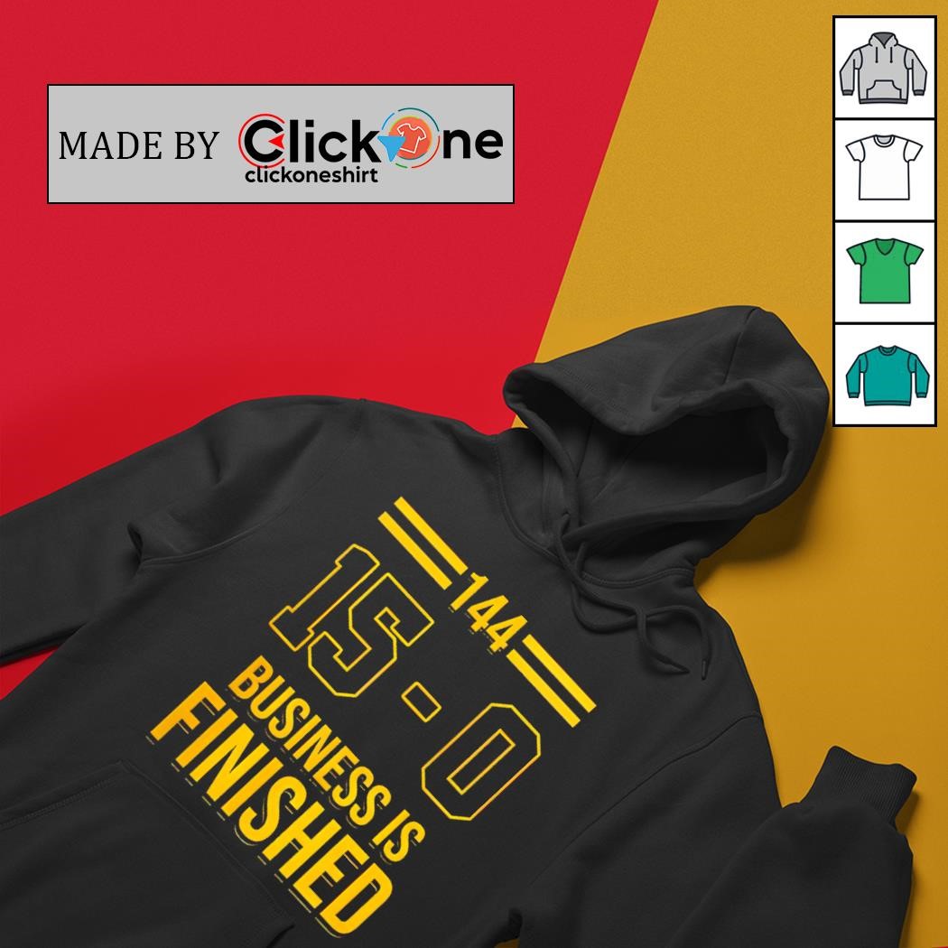 Michigan Wolverines 144 15 0 business is finished shirt
