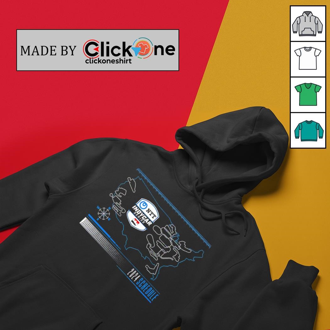 NTT IndyCar Series 2024 schedule shirt