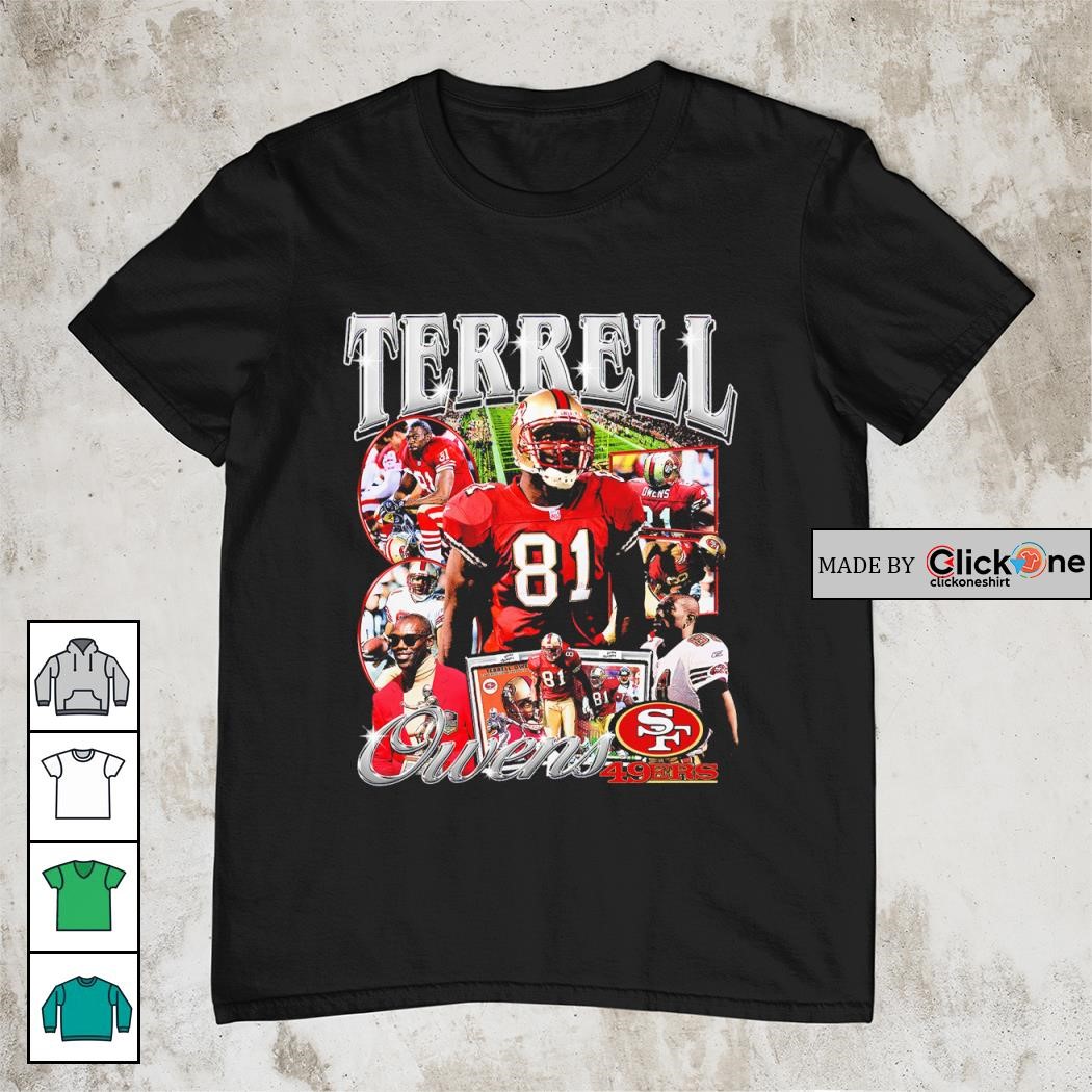 San Francisco 49ers Terrell Owens number 81 shirt