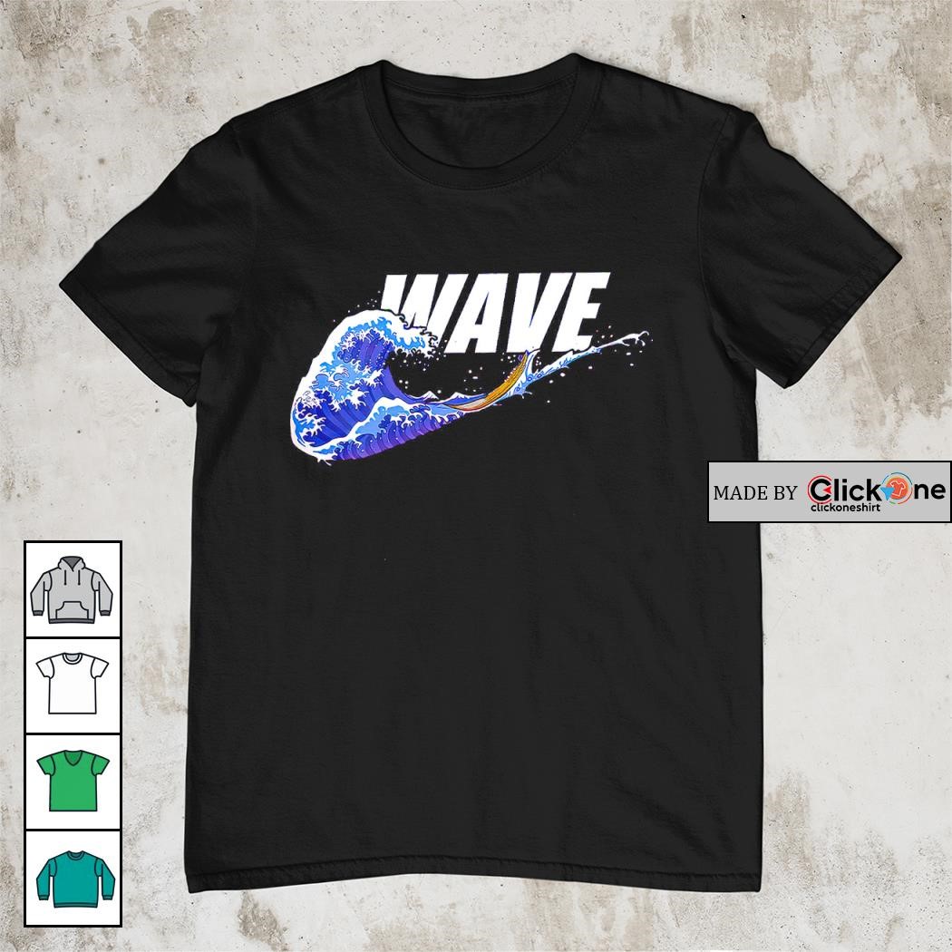 nike swoosh wave t shirt