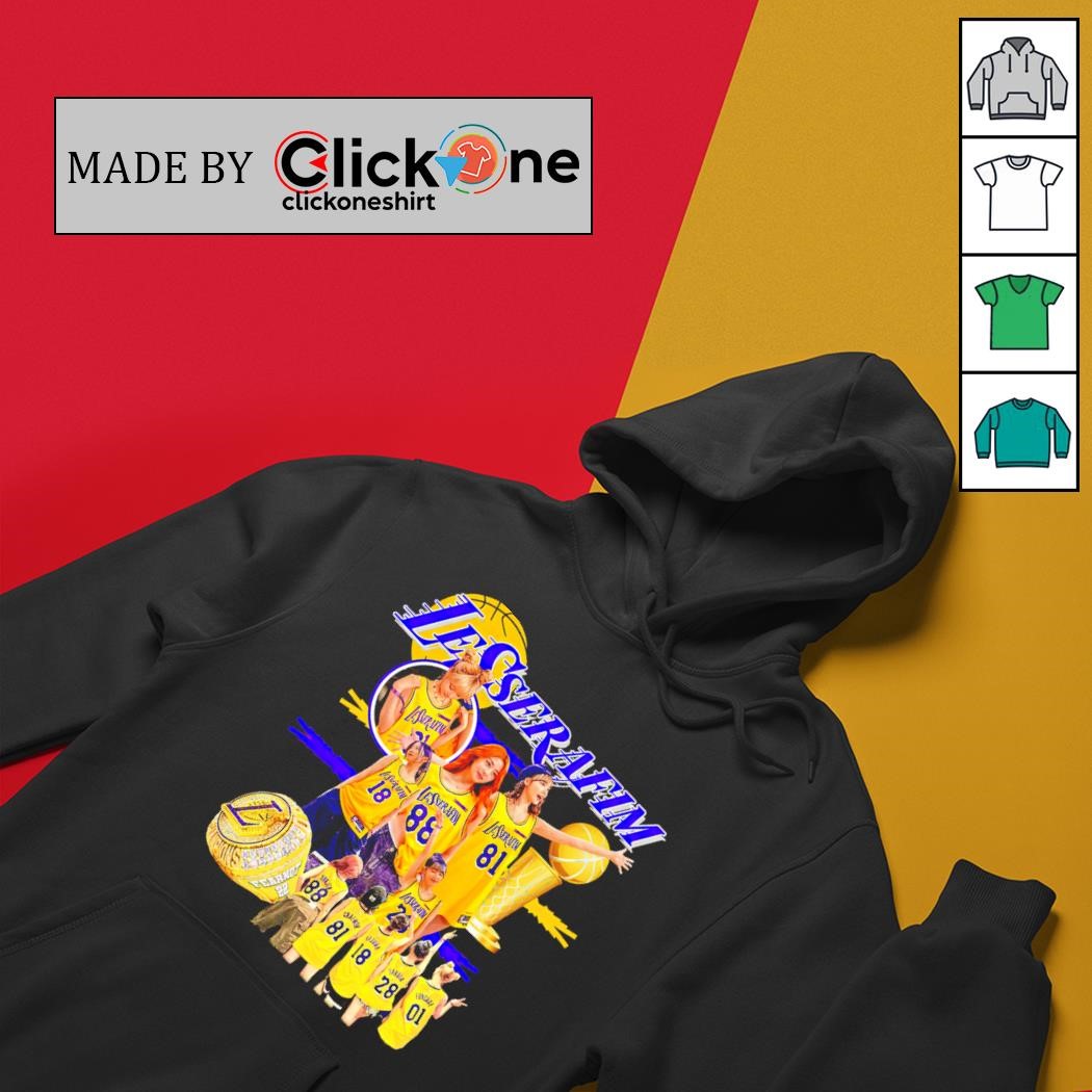 LE SSERAFIM and Los Angeles Lakers shirt, hoodie, sweater