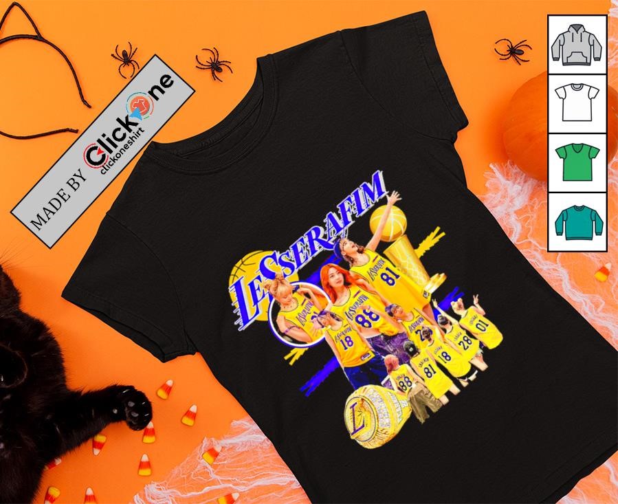 LE SSERAFIM and Los Angeles Lakers shirt, hoodie, sweater