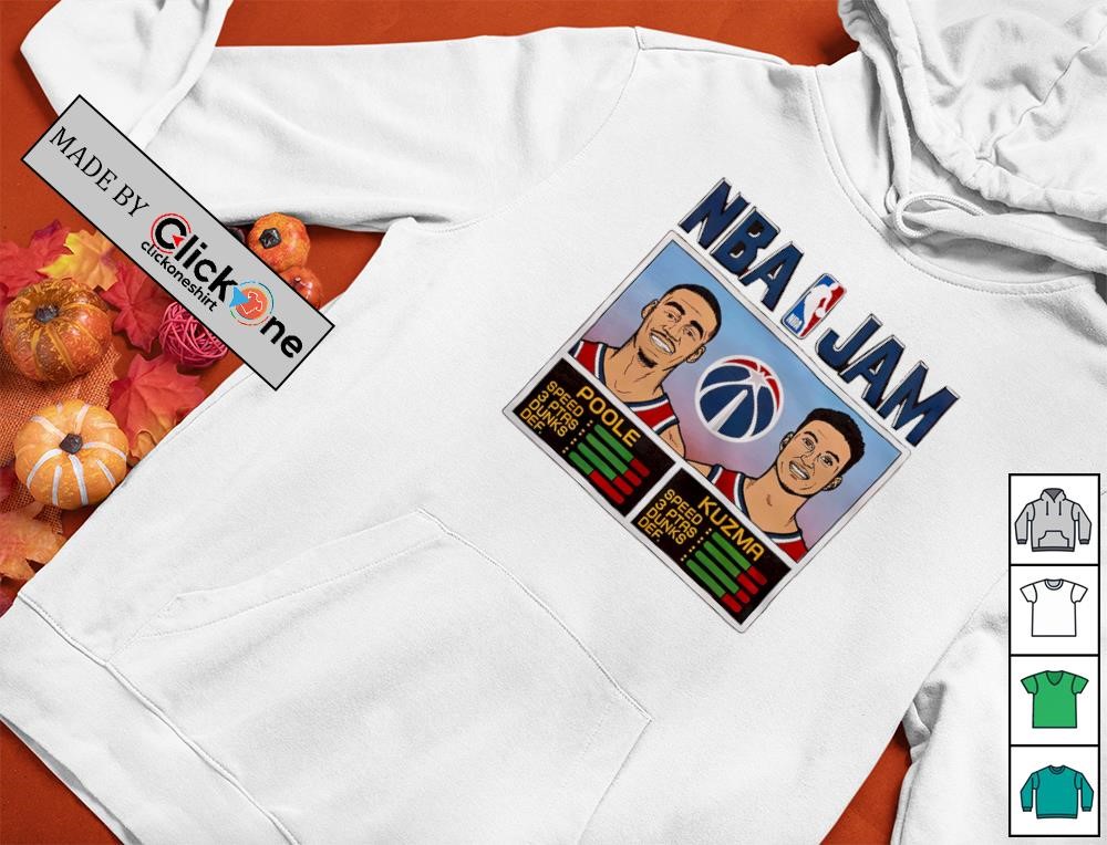 NBA Jam Washington Wizards Jordan Poole and Kyle Kuzma shirt