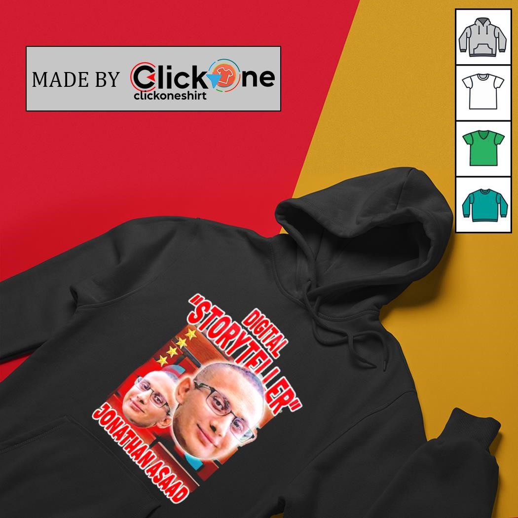 Digital Storyteller Jonathan Asaad shirt