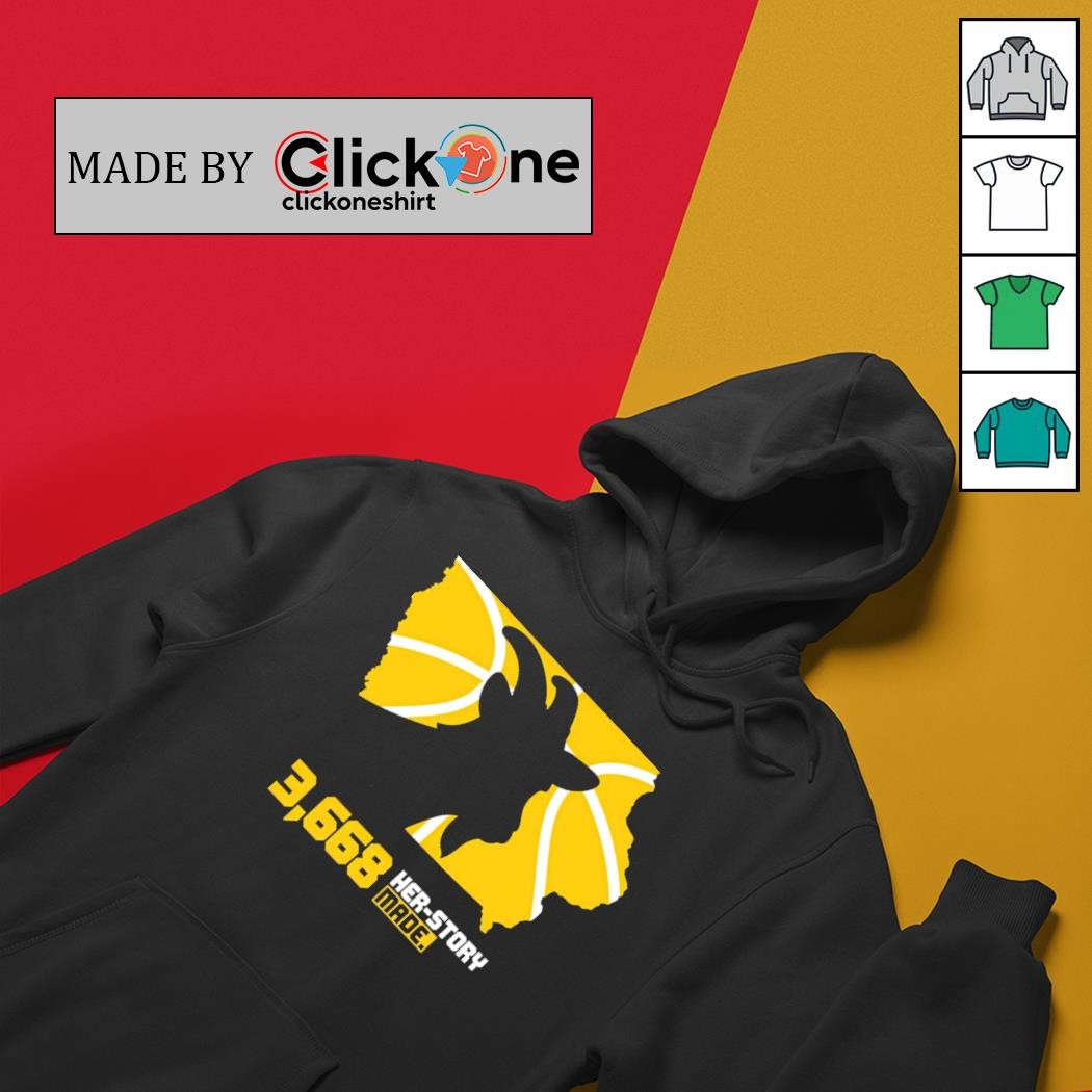 Iowa Hawkeyes Caitlin Clark 3668 her-story made shirt