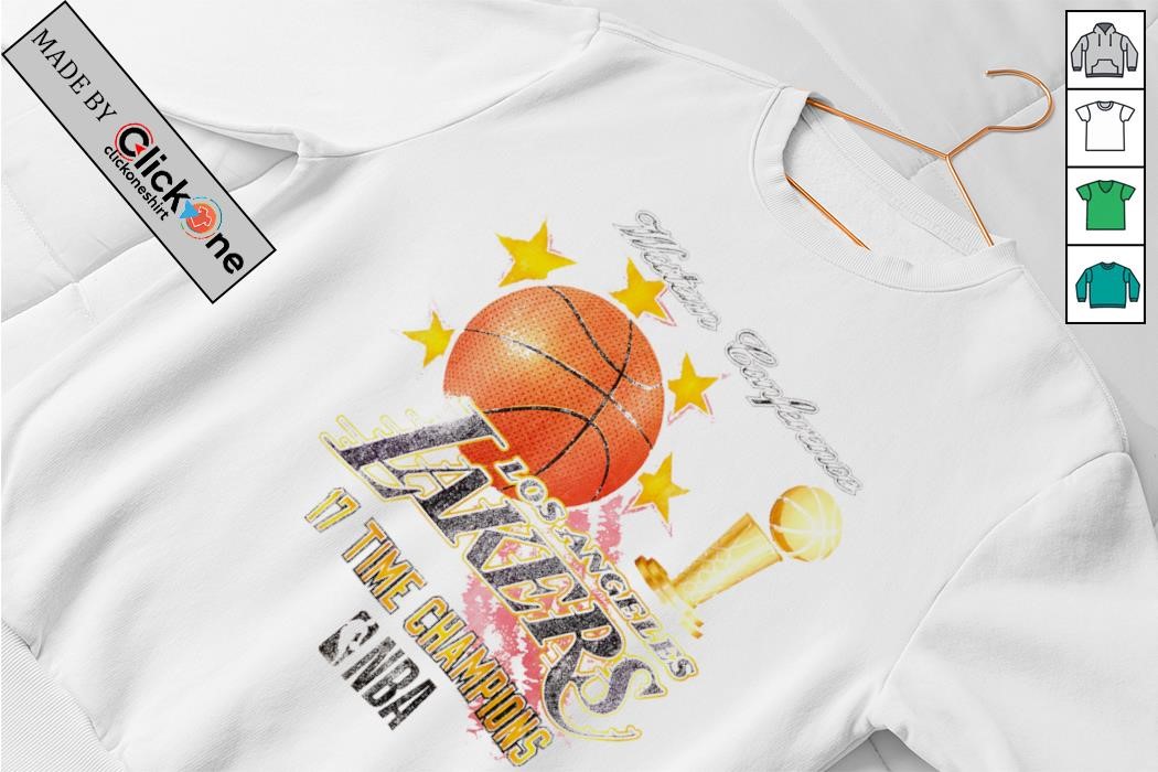 Los Angeles Lakers western conference 17 time champions NBA shirt