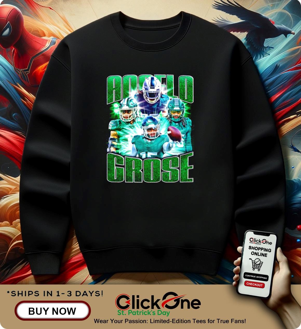 Michigan State Spartans Angelo Grose shirt