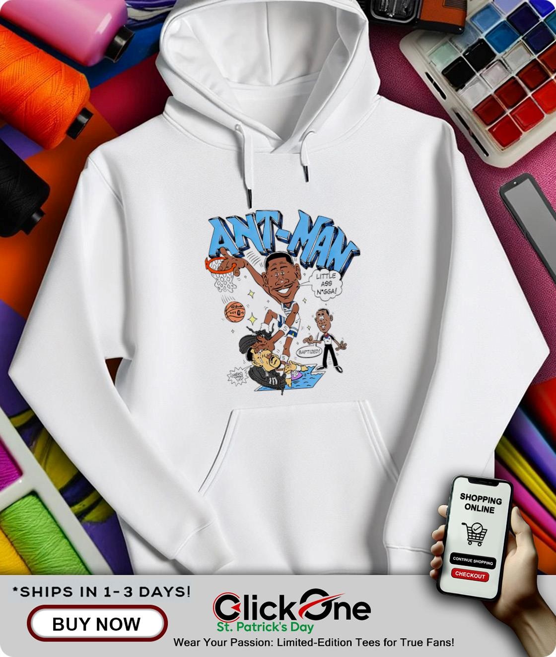 Minnesota Timberwolves Anthony Edwards Ant-man little ass nigga shirt
