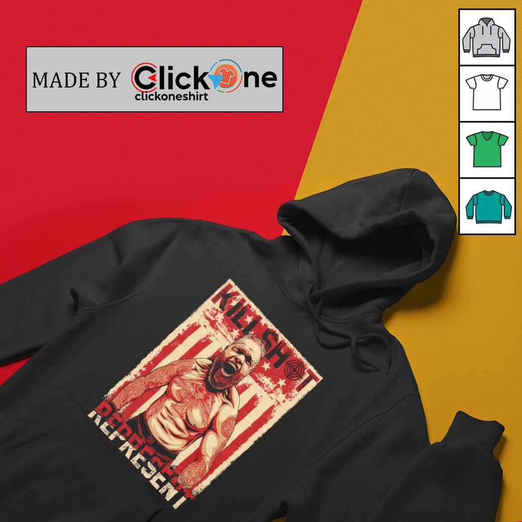Nick killshot Kohring heavyweight American flag shirt
