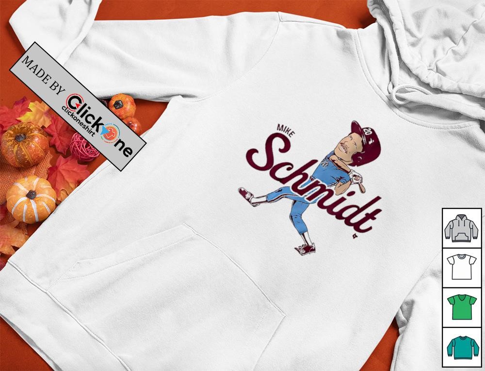 Philadelphia Phillies Mike Schmidt caricature shirt