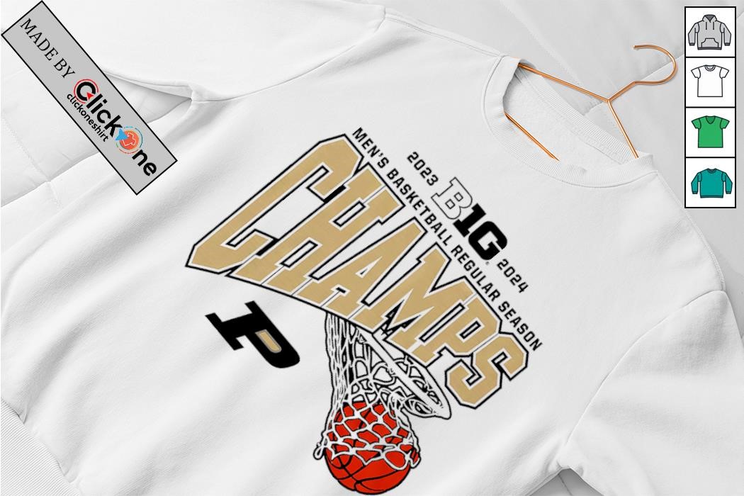 Purdue Boilermakers 2023 2024 Big Ten men’s basketball Regular Season Champions shirt