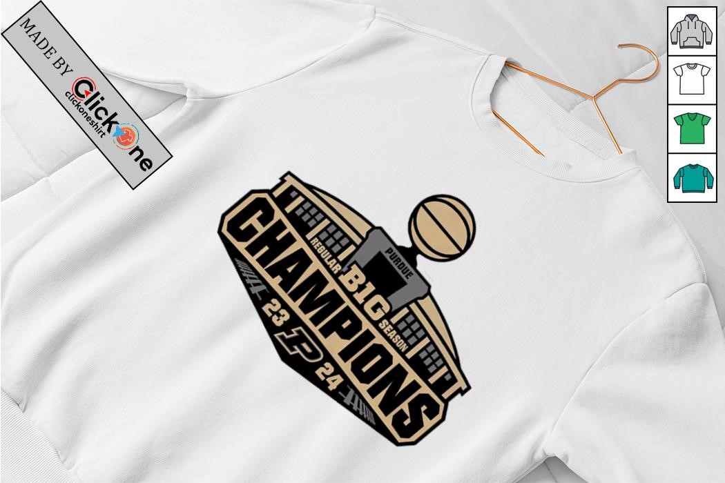 Purdue Boilermakers basketball Big Ten Regualar Season Champions 2023 2024 shirt