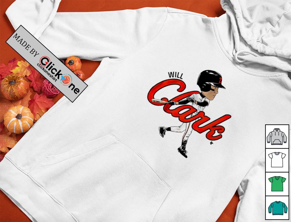 San Francisco Giants Will Clark caricature shirt
