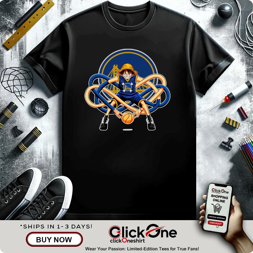Golden State Warriors Luffy One Piece anime shirt, hoodie, sweater