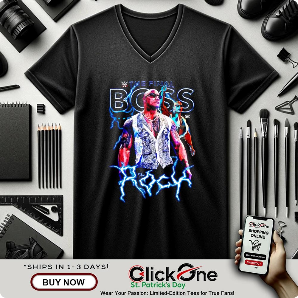 WWE the final boss the Rock shirt, hoodie, sweater