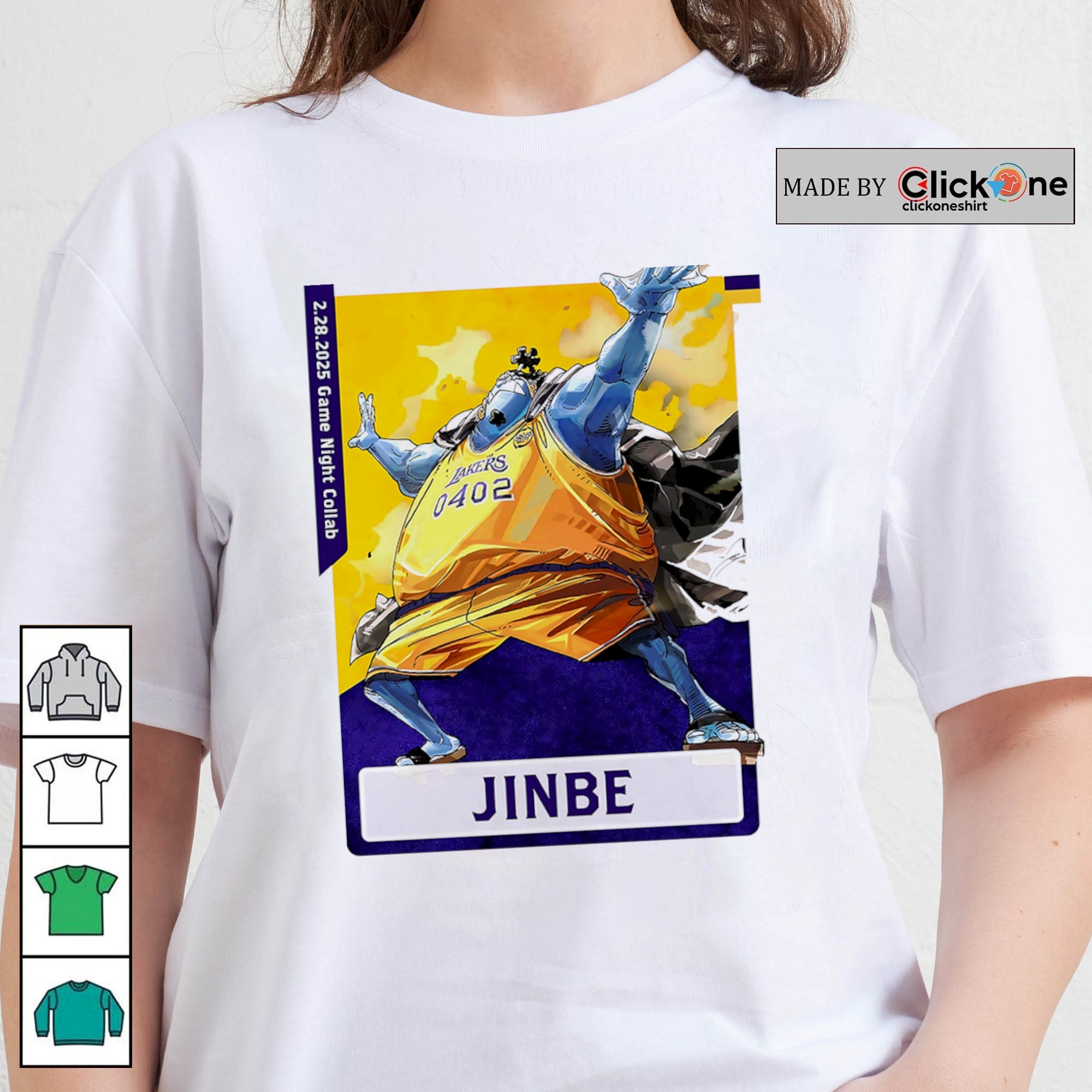 【非売品】Lakers × ワンピース コラボTシャツ & ポスター Lサイズ ONE PIECE LAKERS COLLAB T SHIRT AND POSTER SET | eBay