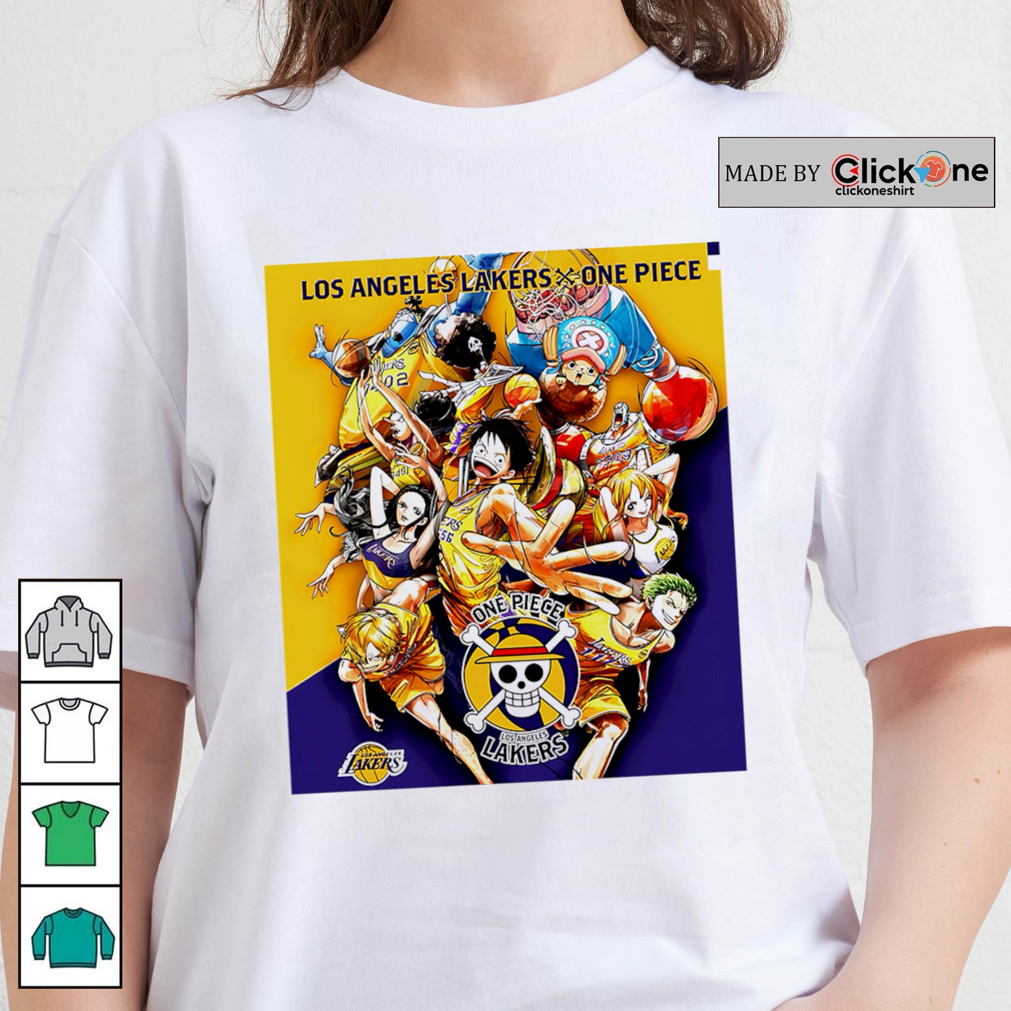 ONE PIECE × LAKERS コラボ Tシャツ Los Angeles Lakers x 'One Piece' T-Shirt Collab | Hypebeast