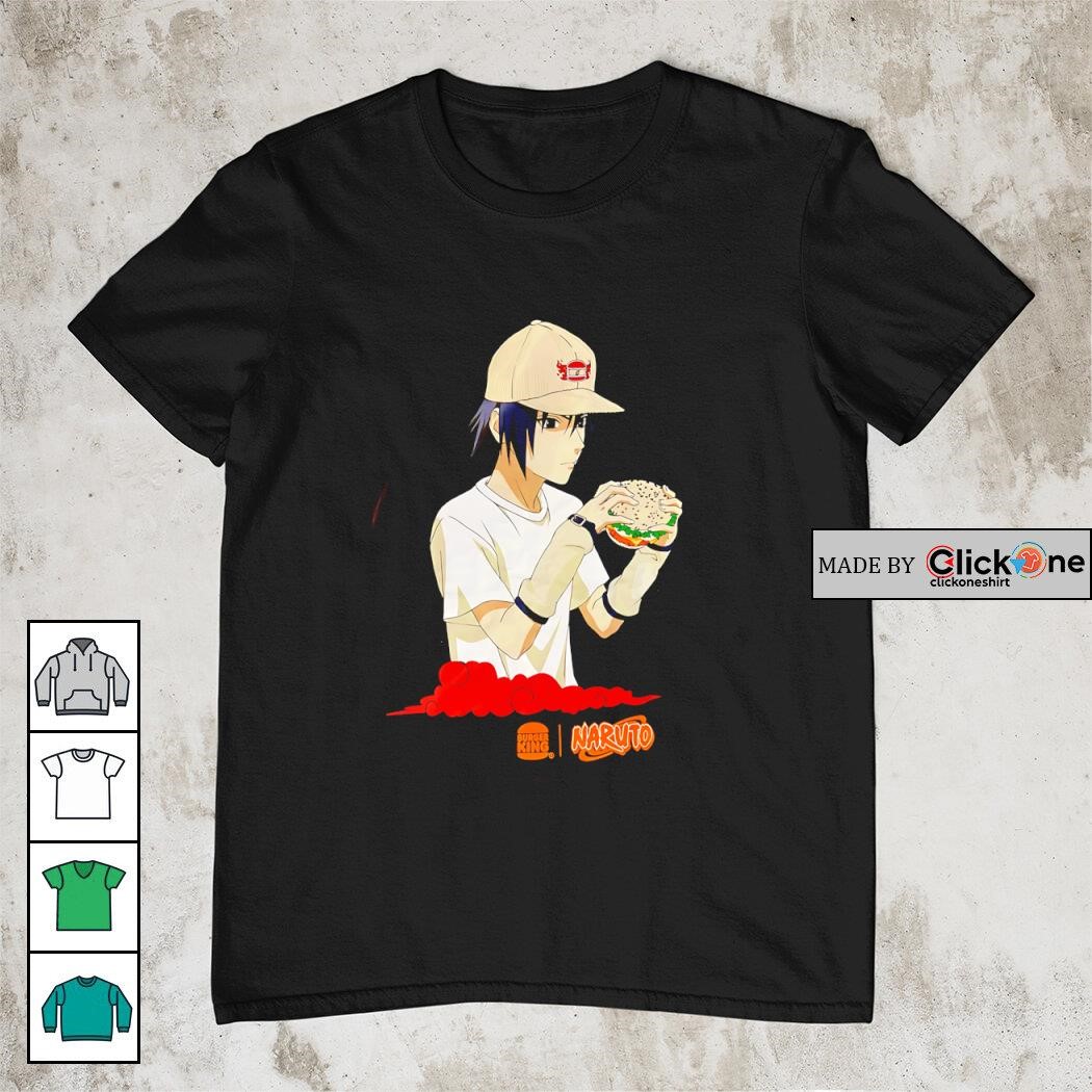 ナルト　NARUTO　バーガーキング　スイス　コラボTシャツ Sasuke Naruto X Burger King T-Shirt Size L Collector Limited