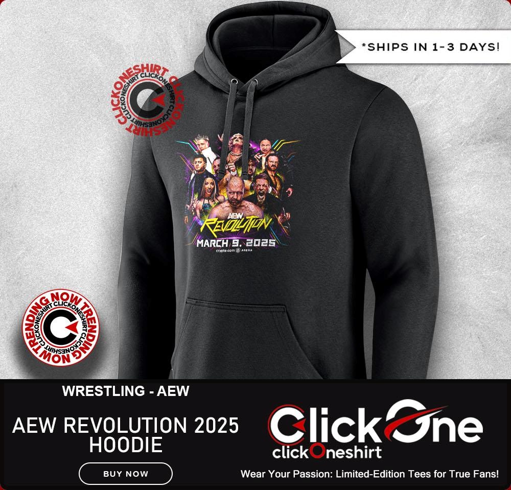 AEW Revolution 2025 Poster shirt, hoodie, sweater, longsleeve and V-neck  T-shirt