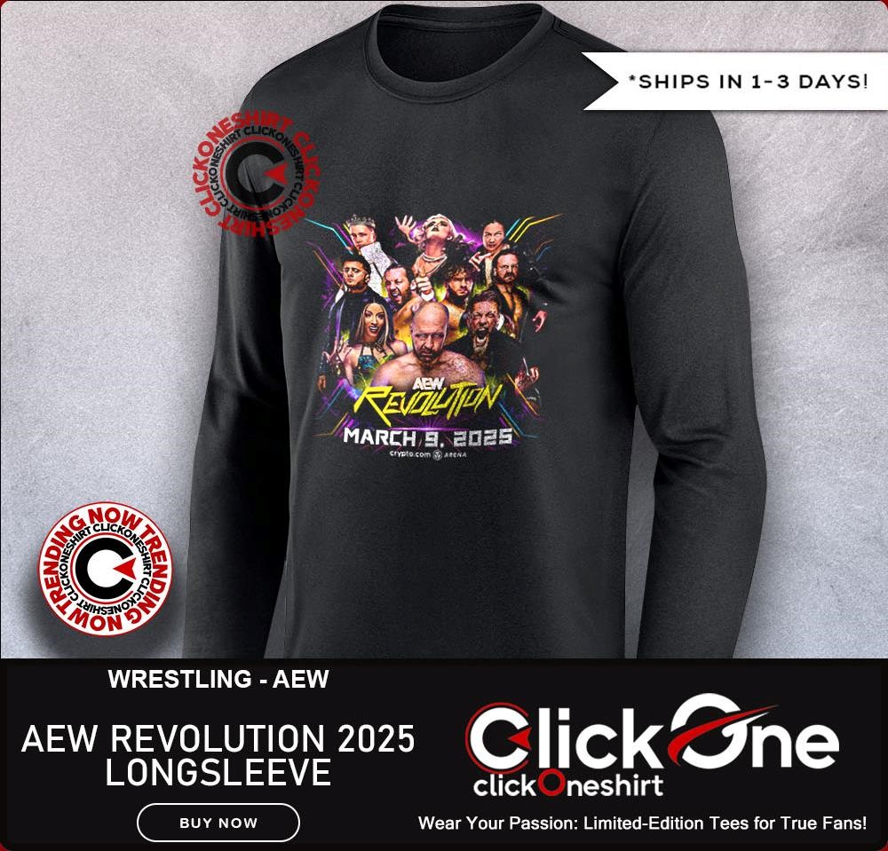 AEW Revolution 2025 Poster shirt, hoodie, sweater, longsleeve and V-neck  T-shirt