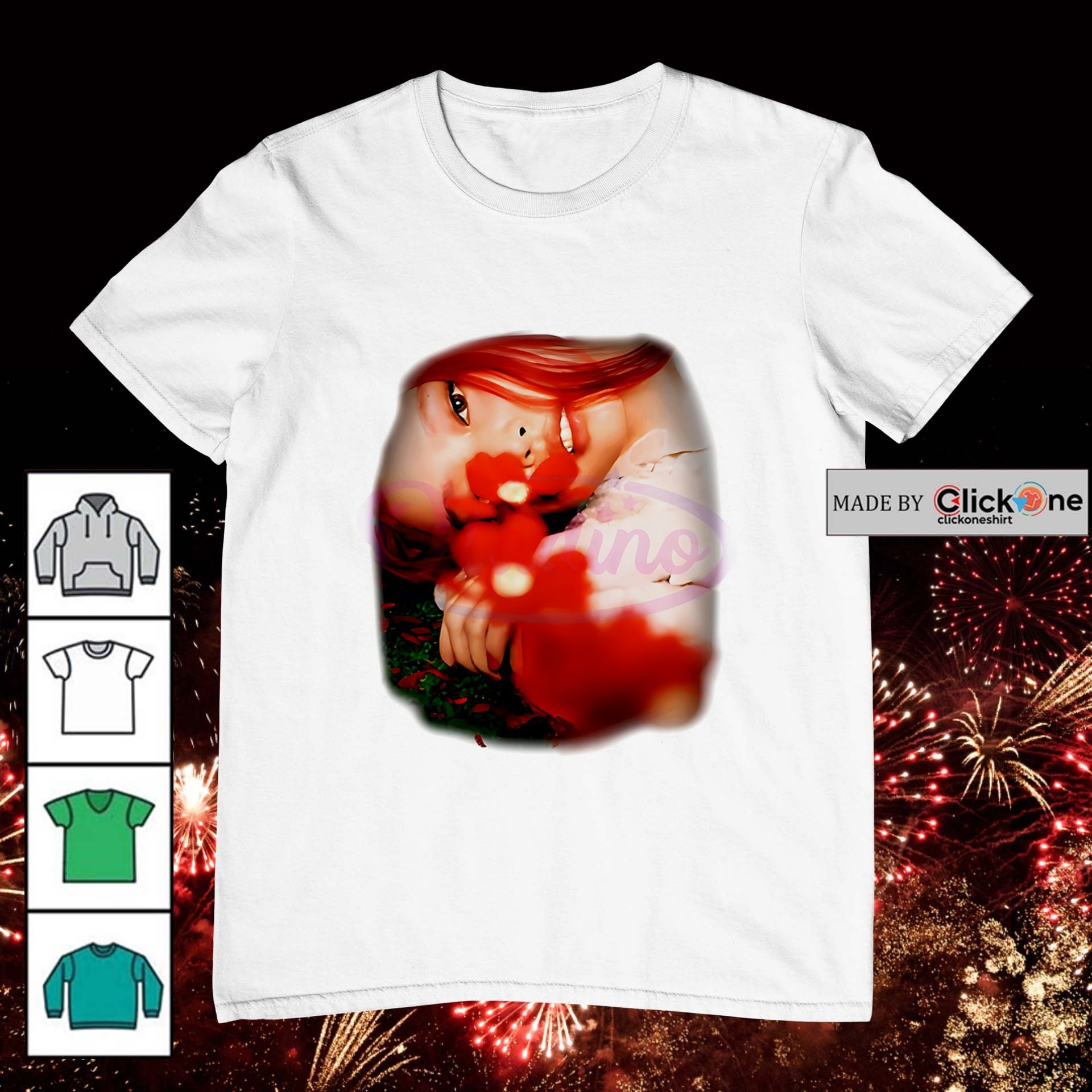 Jennie Ruby photo tee Tシャツ　Sサイズ Jennie Ruby Photo Flower Unisex T-Shirt - Blaxteeco