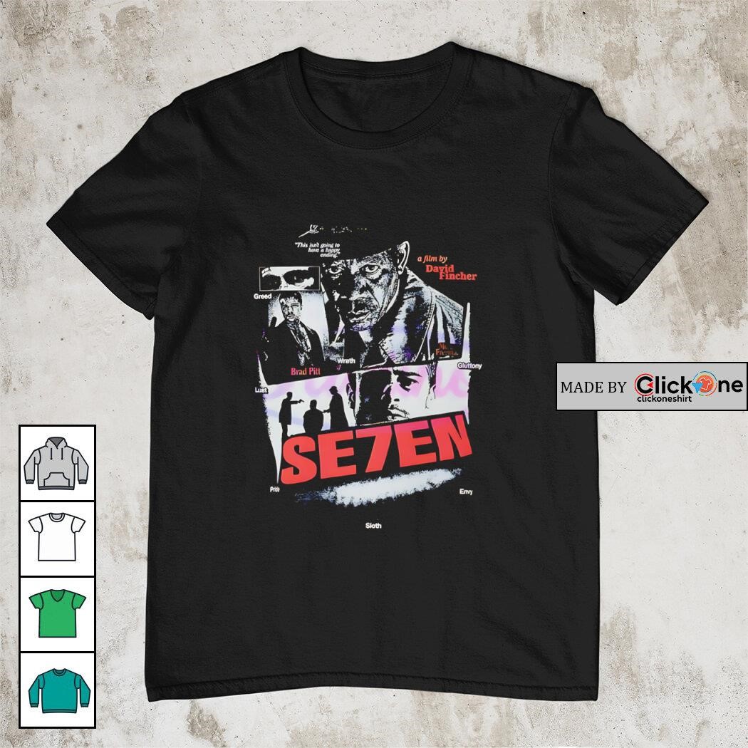Se7en Brad Pitt Morgan Freeman shirt, hoodie, sweater, longsleeve