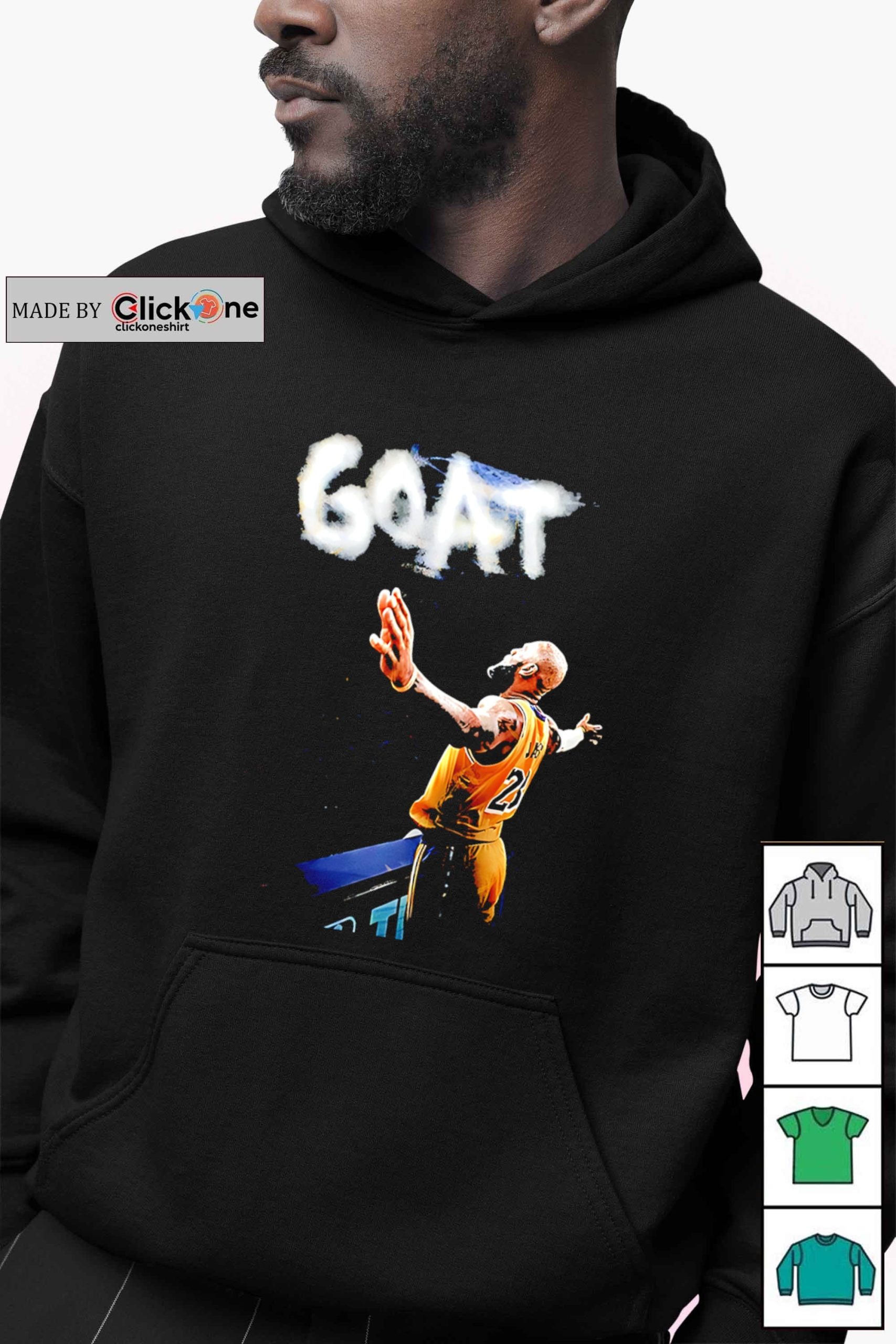 lebron james goat hoodie