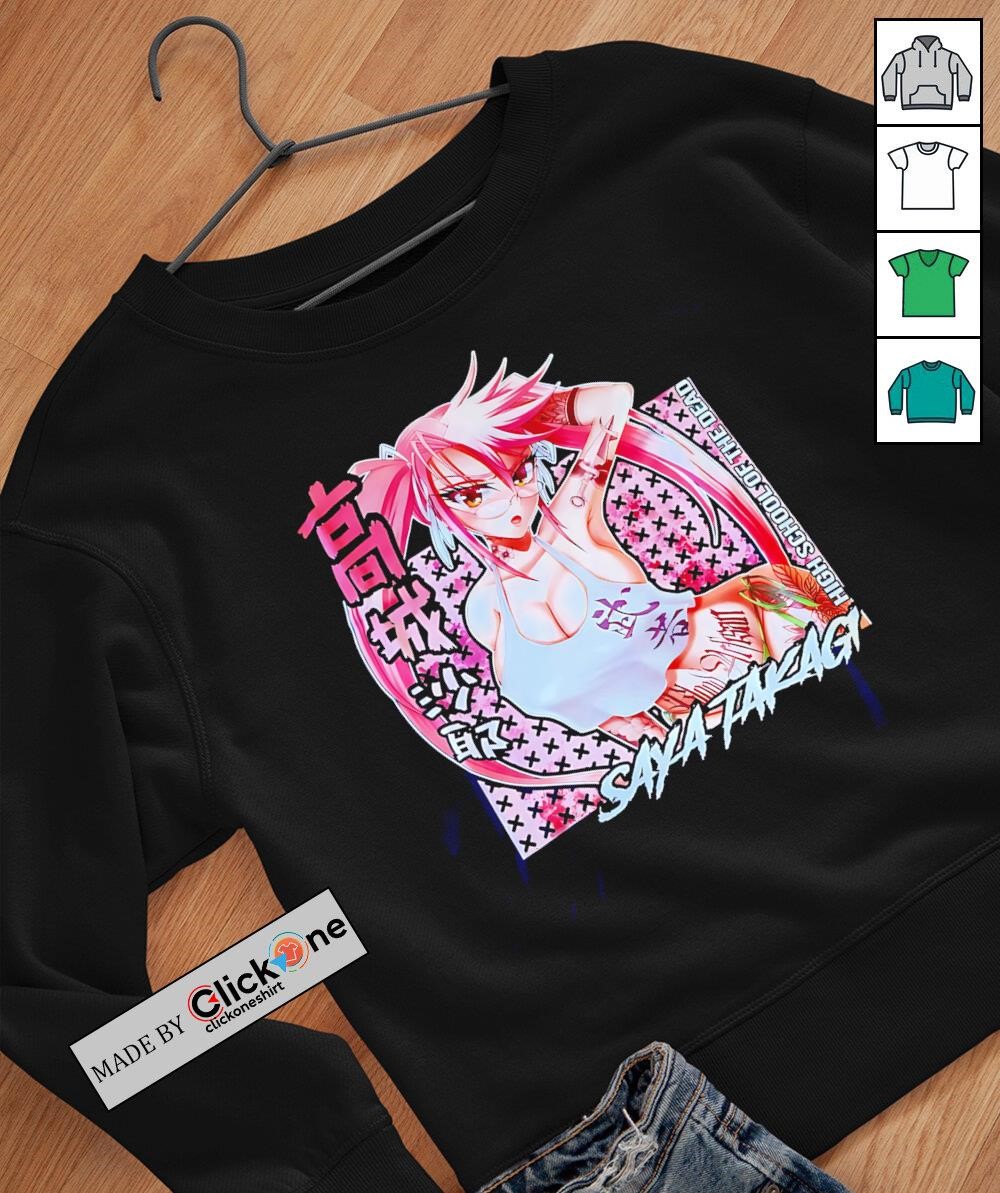 Saya Takagi highschool of the dead shirt, hoodie, sweater