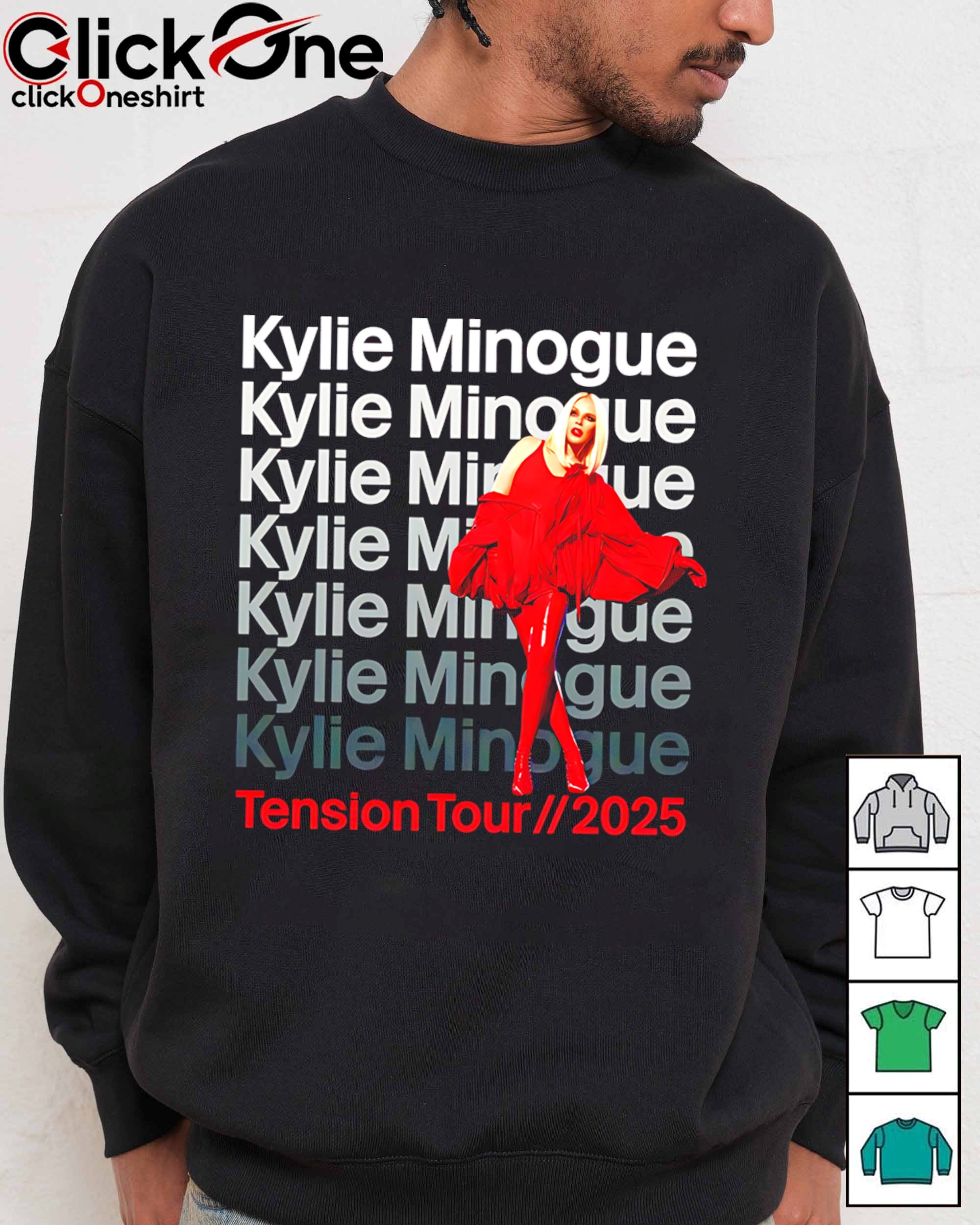 Kylie Minogue Tension Tour 2025グッズ3点セット② Kylie Minogue Tension Tour 2025 3D T-Shirt | eBay