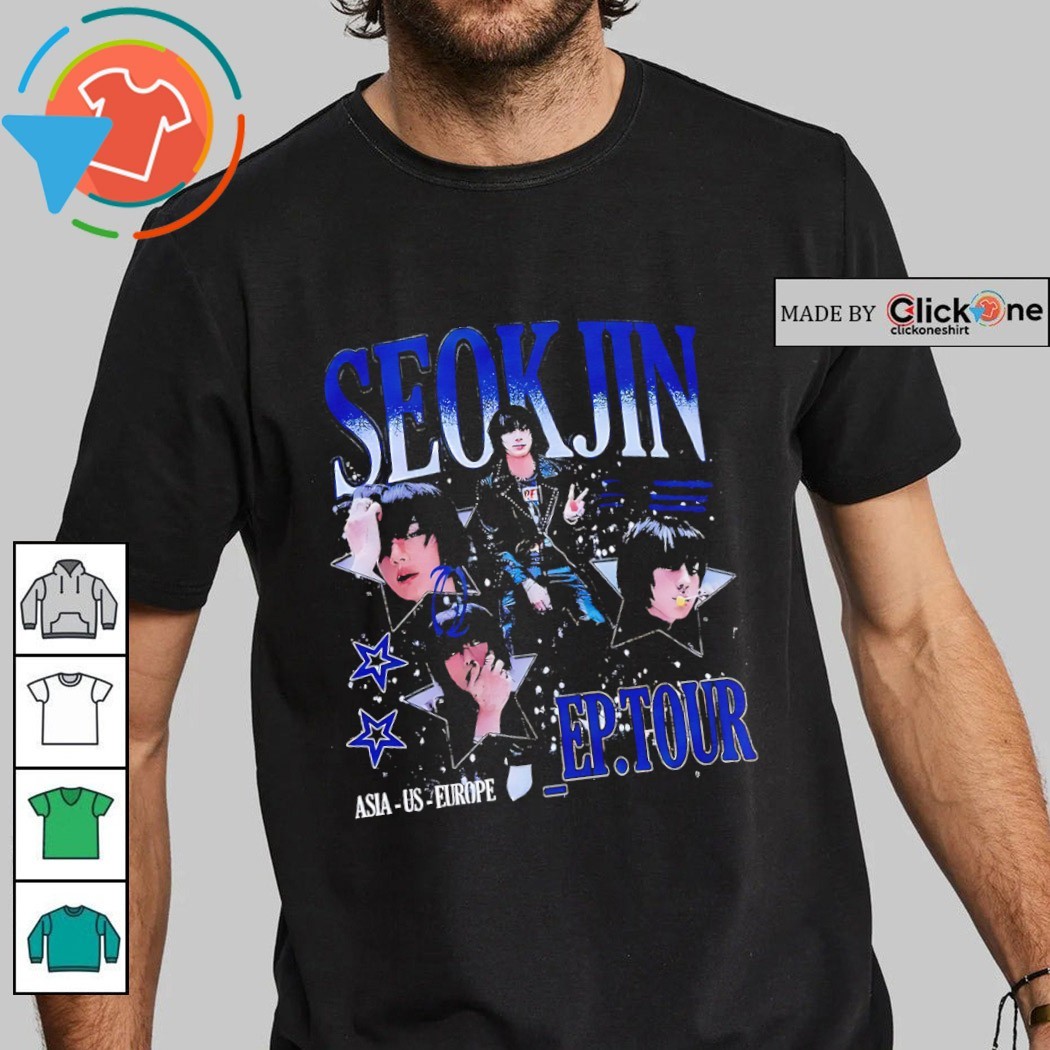 RUNSEOKJIN_EP.TOUR US Tシャツ M Anaheim. D x JIN RunSeokjin Ep. Tour 2025 Tshirt Size S-4XL