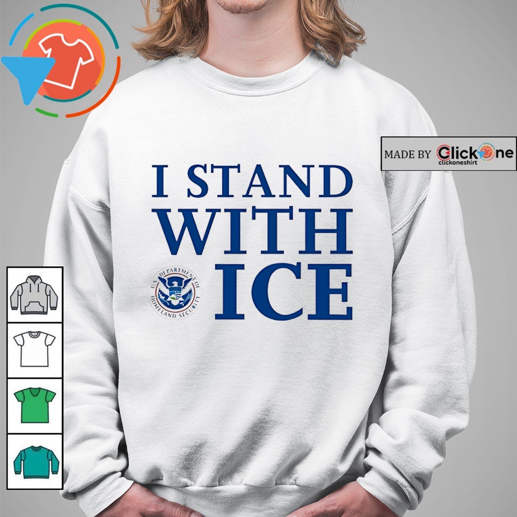 I stand with Ice logo shirt, hoodie, sweater, longsleeve and V