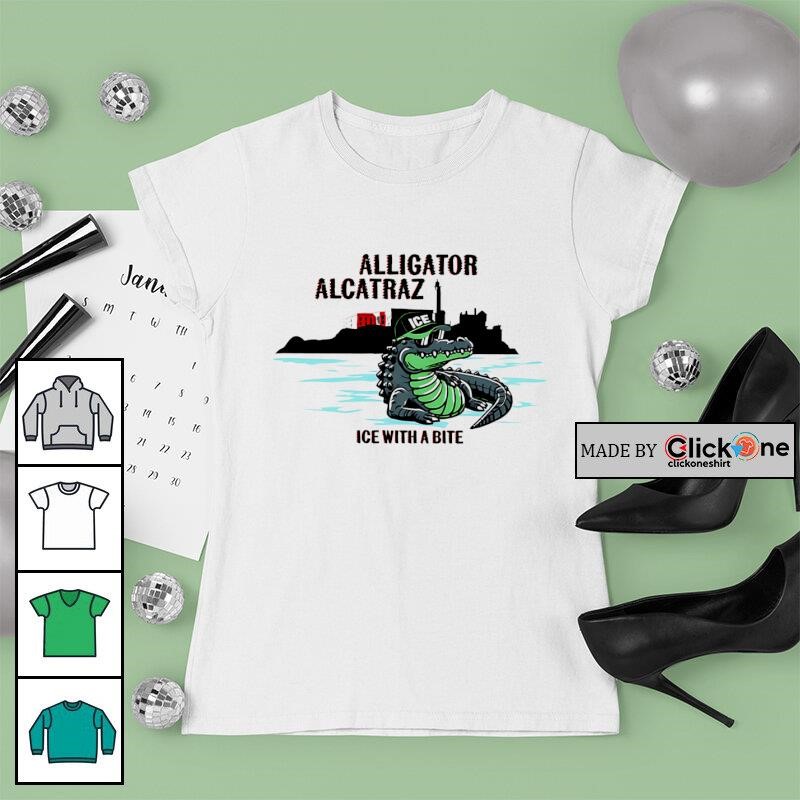 Alligator Alcatraz ice with a bite shirt, hoodie, sweater