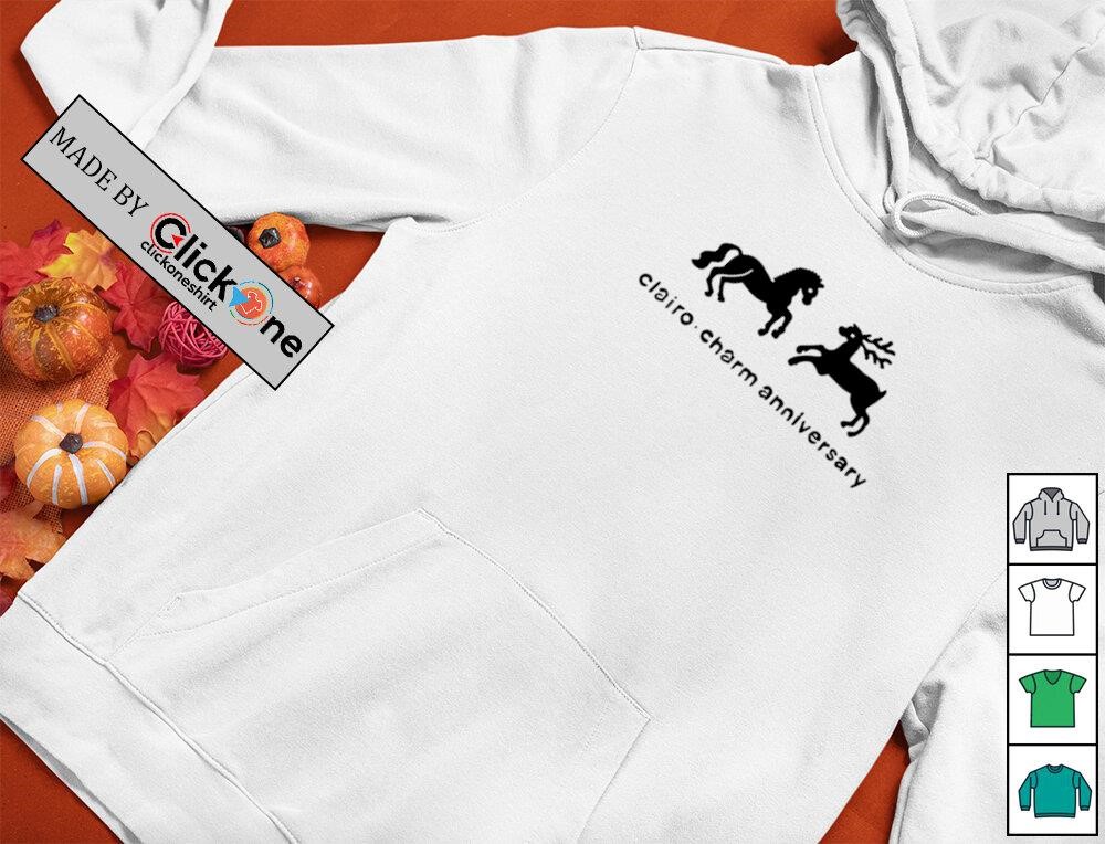 トップス Clairo Charm Anniversary Hoodie (Grey) Clairo Charm Anniversary Hoodie (Grey) Clairo Charm Anniversary