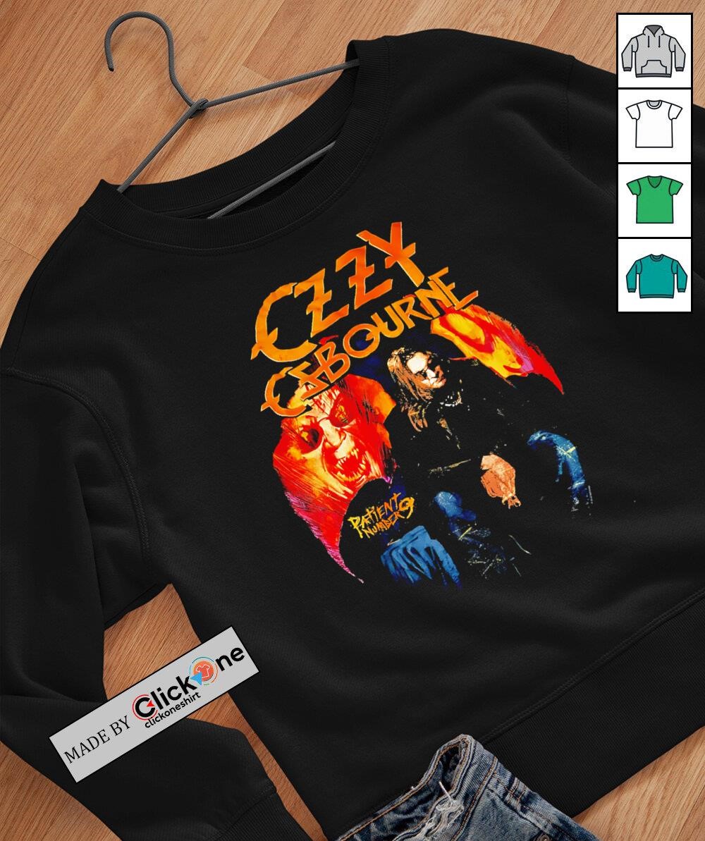 1Ozzy Osbourne ロンT Lサイズ　ブラック Ozzy Osbourne long-sleeved t-shirt Blizzard of Ozz size L