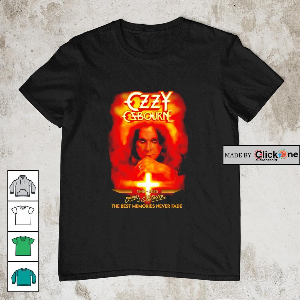 Ozzy Ozbourne 1948-2025 the best memories never fade