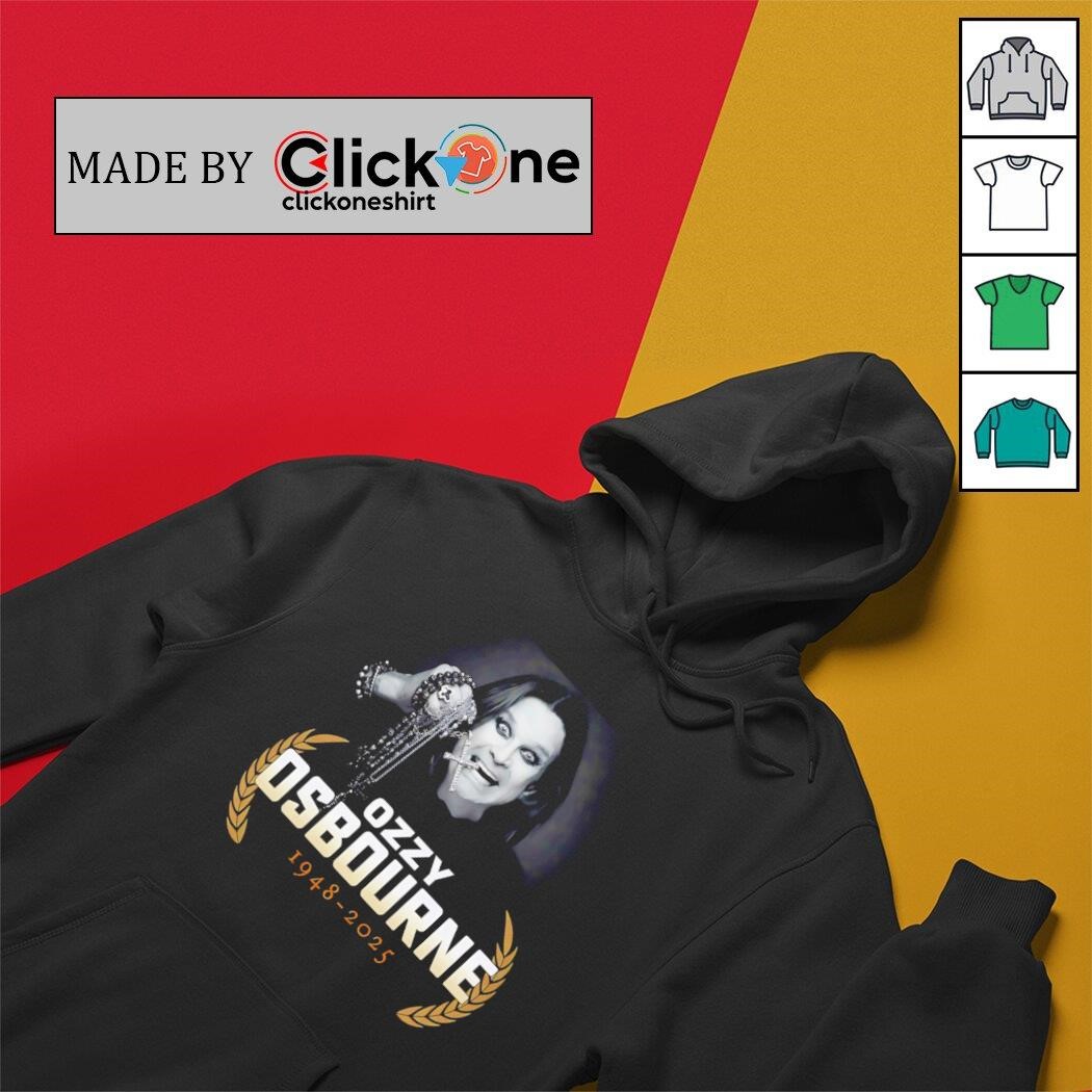 Rip 1948-2025 Ozzy Osbourne shirt, hoodie, sweater