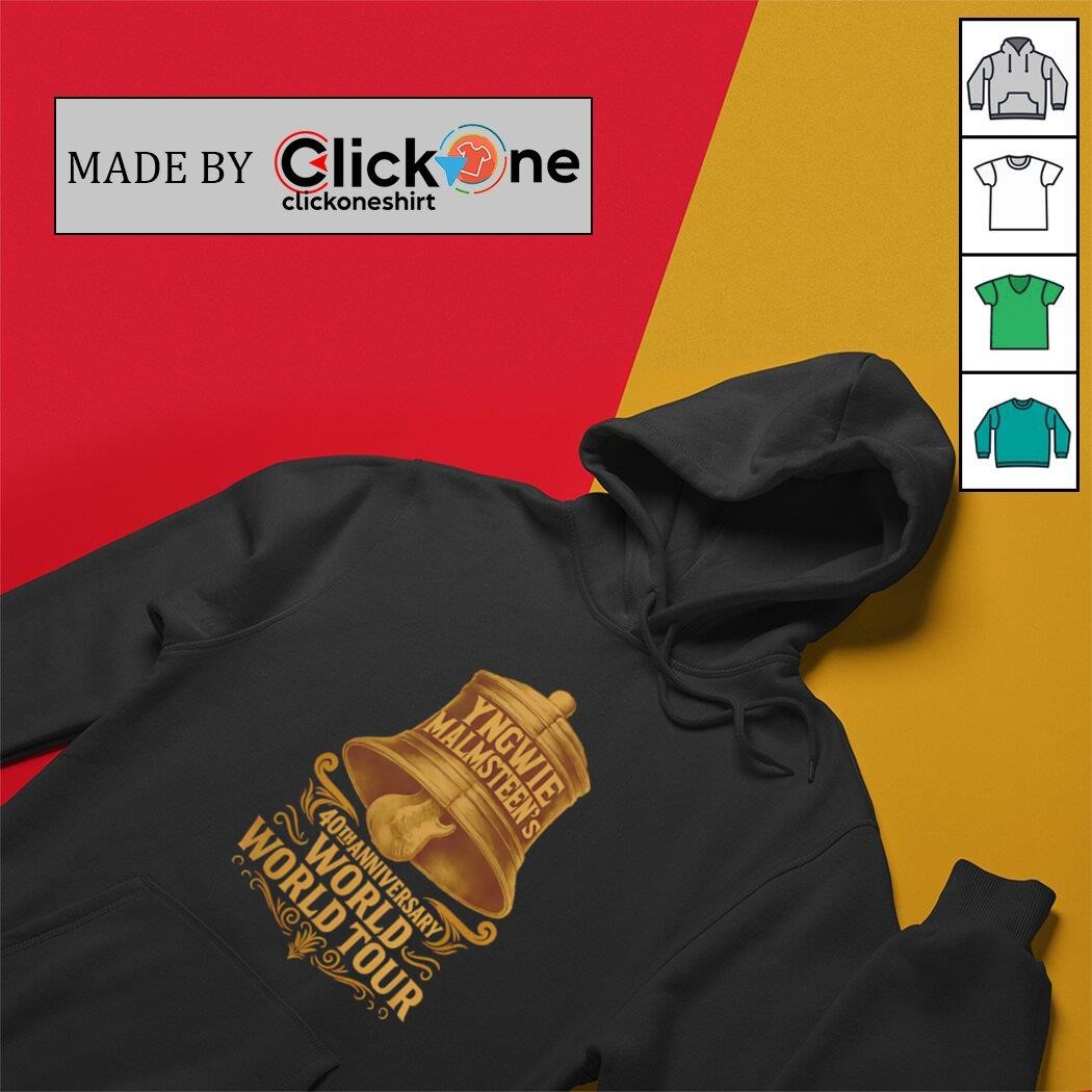 Yngwie Malmsteen 40th anniversary World Tour shirt, hoodie
