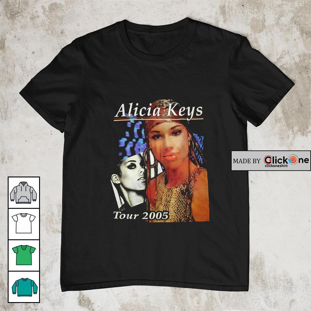 Alicia Keys Diary Tour 2005 Two-sided T-shirt, hoodie