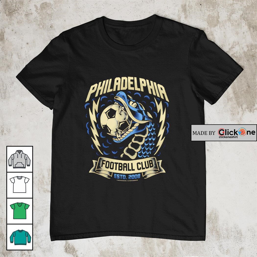 Philadelphia football club 2008 lightning snake graphic