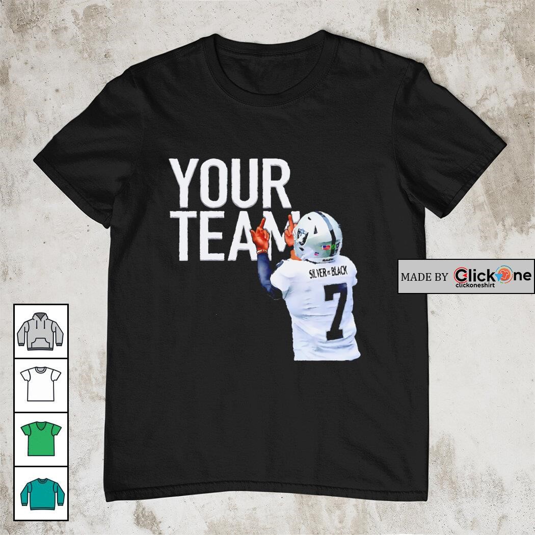 シャツ Las Vegas Raiders Team Tee Zay Jones Las Vegas Raiders your team shirt, hoodie, sweater