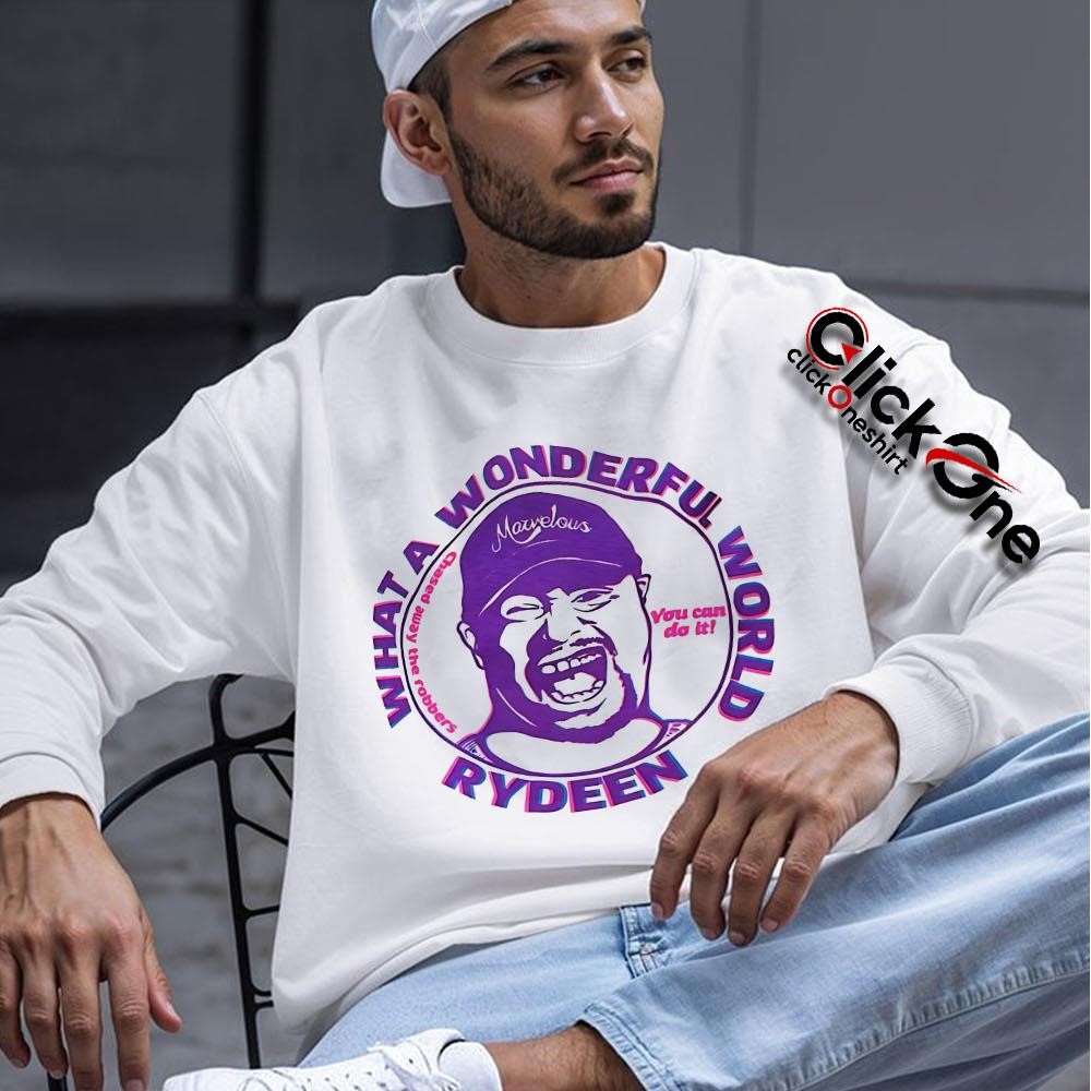 What a wonderful world Rydeen shirt, hoodie, sweater