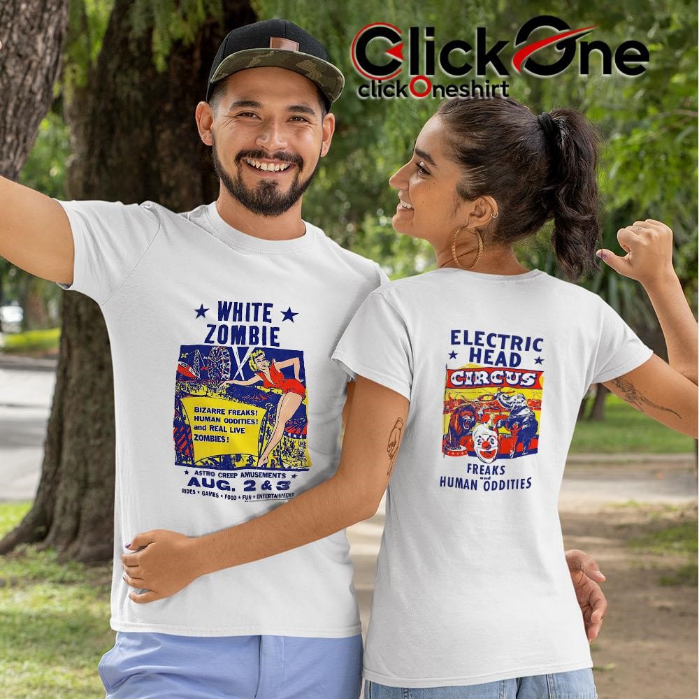 White Zombie astro creep amusements two-sided T-shirt