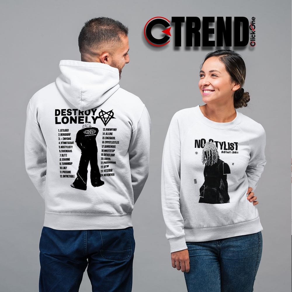 Destroy Lonely No stylist two-sided T-shirt, hoodie, sweater